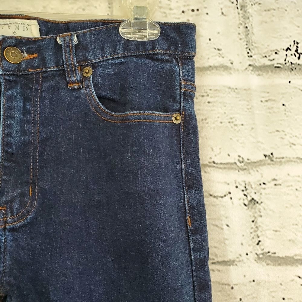 Afends dark wash junky skinny jeans mid rise jeans - Picture 8 of 12